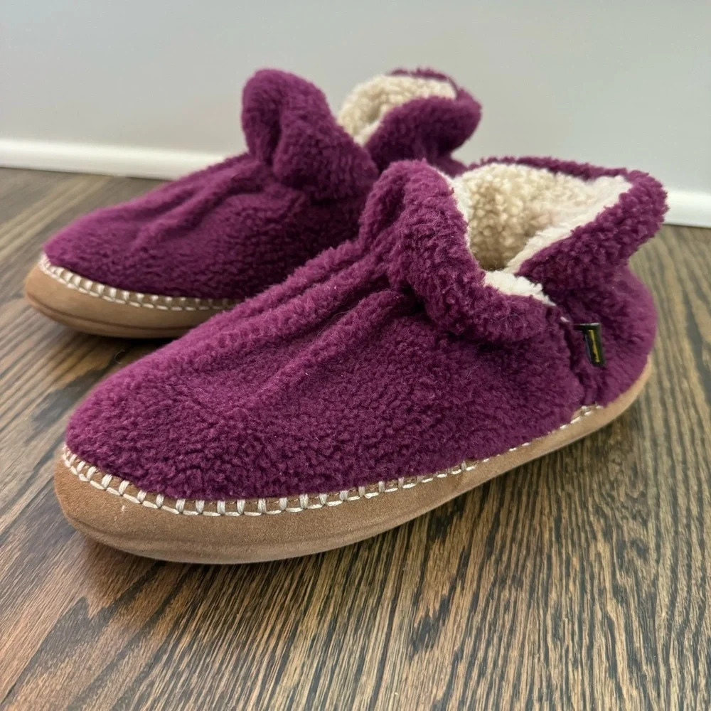 L.L. Bean Cozy Slipper Booties size 5/6